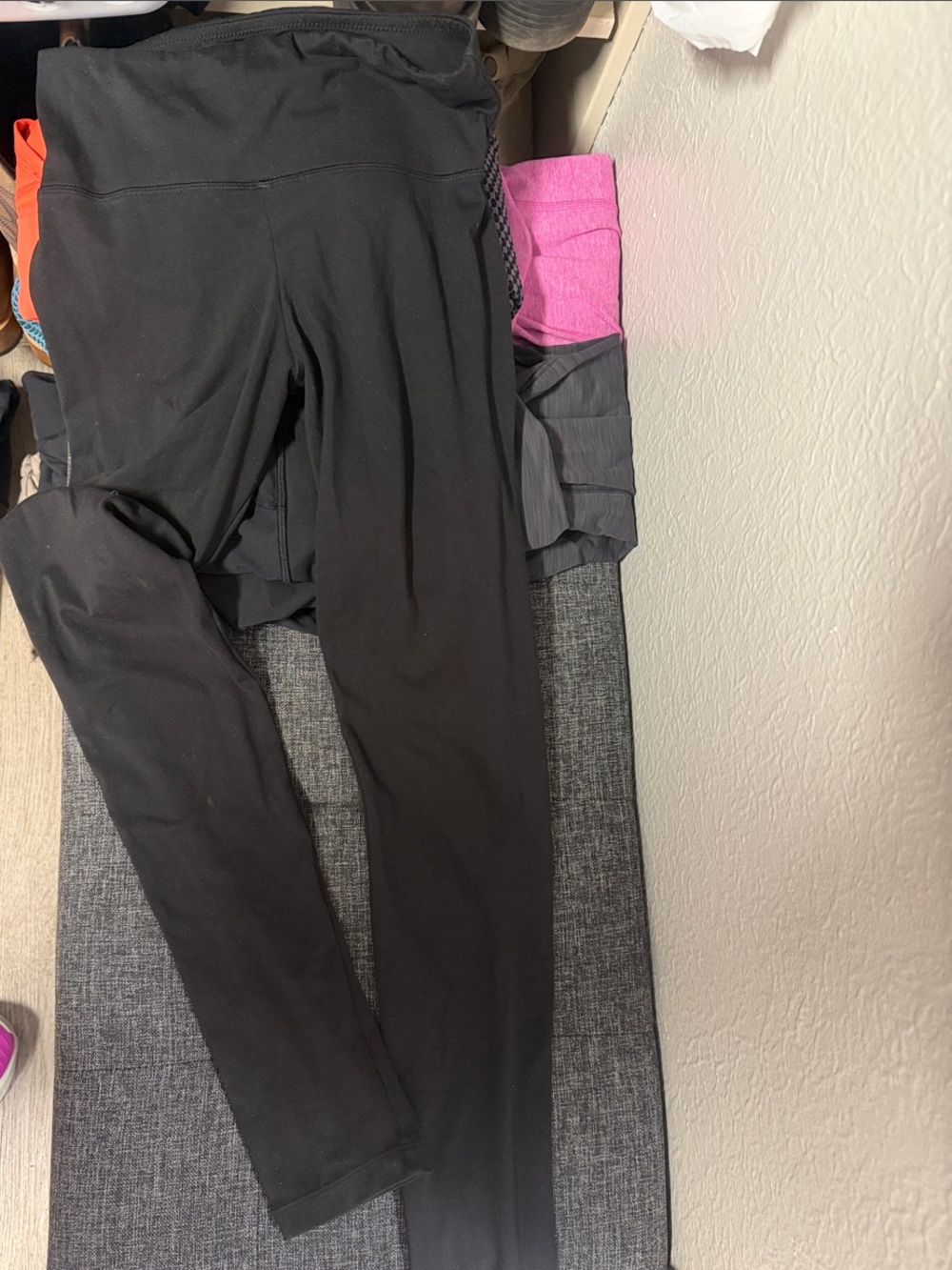 Black High-Waist Active Leggings